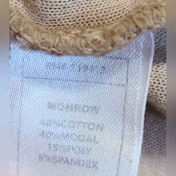 Monrow Velour Crew Tee Size Small - Picture 4 of 5